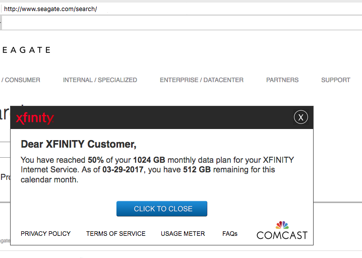 Comcast DPI
